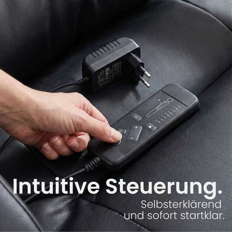 Massagesessel als Leder-Chefsessel SIMBA mit Liegefunktion. Bis 150 kg.