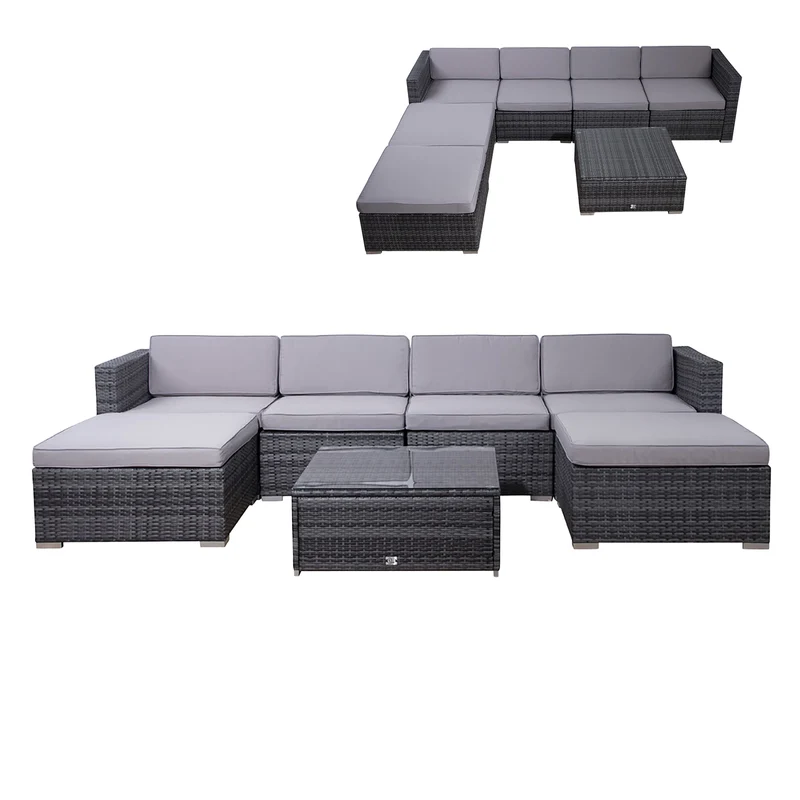 LUGANO Polyrattan Lounge