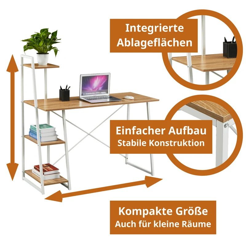 B-Ware Schreibtisch Eiche