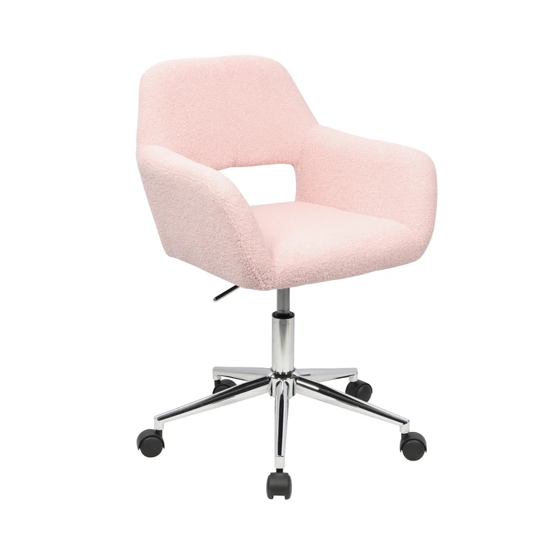 B-Ware Schreibtischstuhl JILL Teddy Rosa