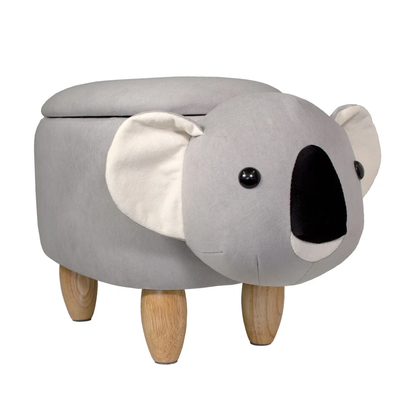 B-Ware Kinderhocker Koala Grau