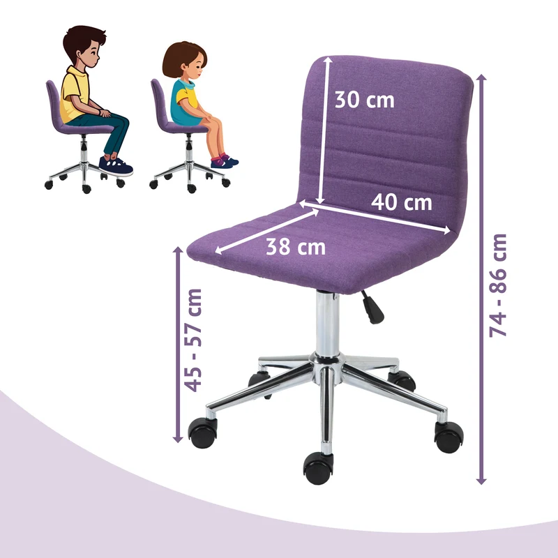 B-Ware LINUS Kinderstuhl Lila