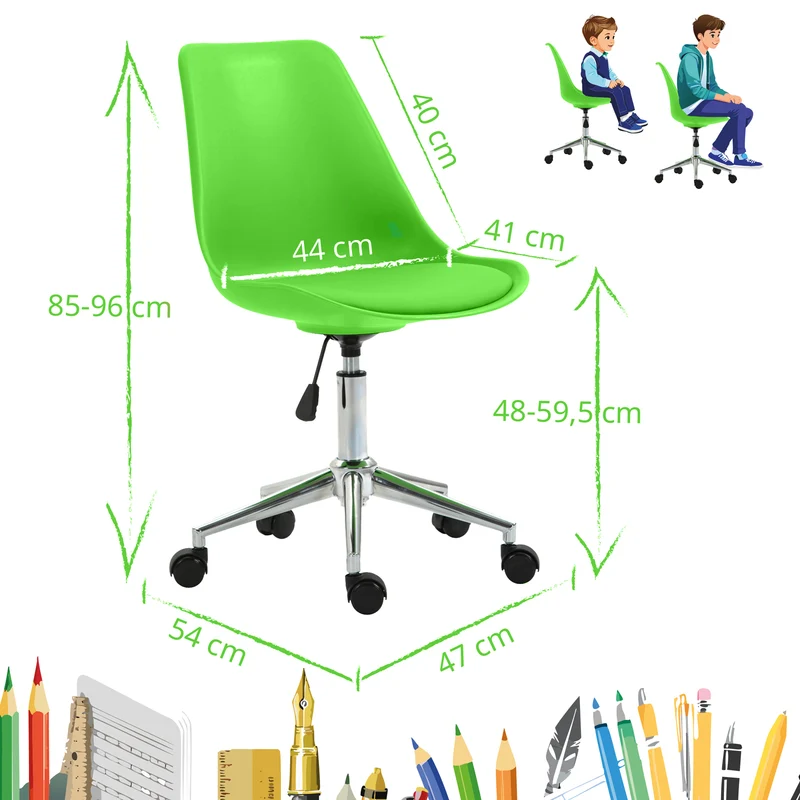 B-Ware EDDY Kinderstuhl Grün