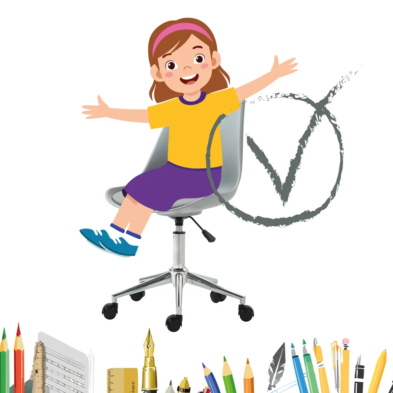 B-Ware EDDY Kinderstuhl Grau