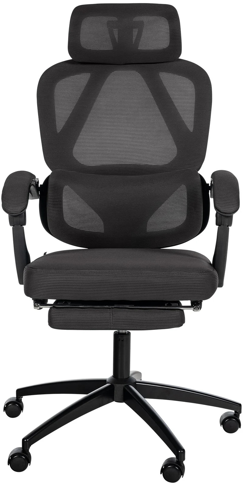 GONDER ergonomischer und vielfach einstellbarer Chefsessel, Bürostuhl, Mesh-Stoff, schwitzfrei.