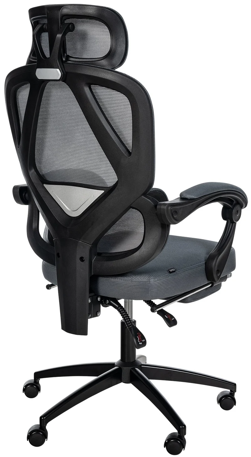 GONDER ergonomischer und vielfach einstellbarer Chefsessel, Bürostuhl, Mesh-Stoff, schwitzfrei.