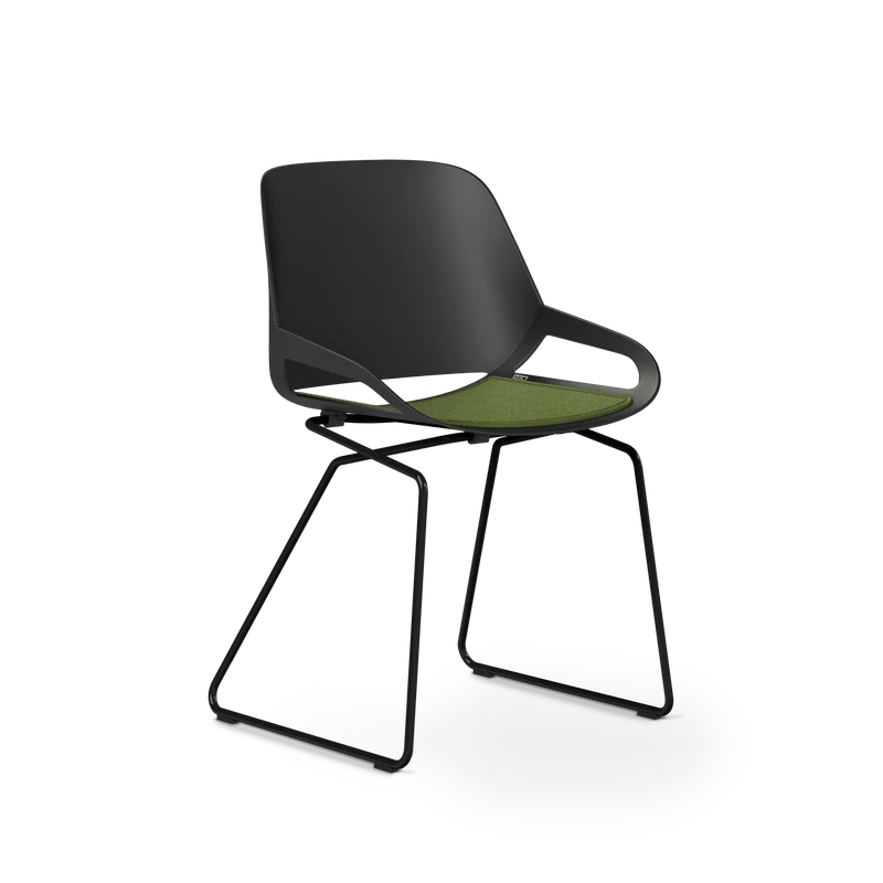 Aeris Numo Kufengestell Sitzschalenfarbe schwarz
