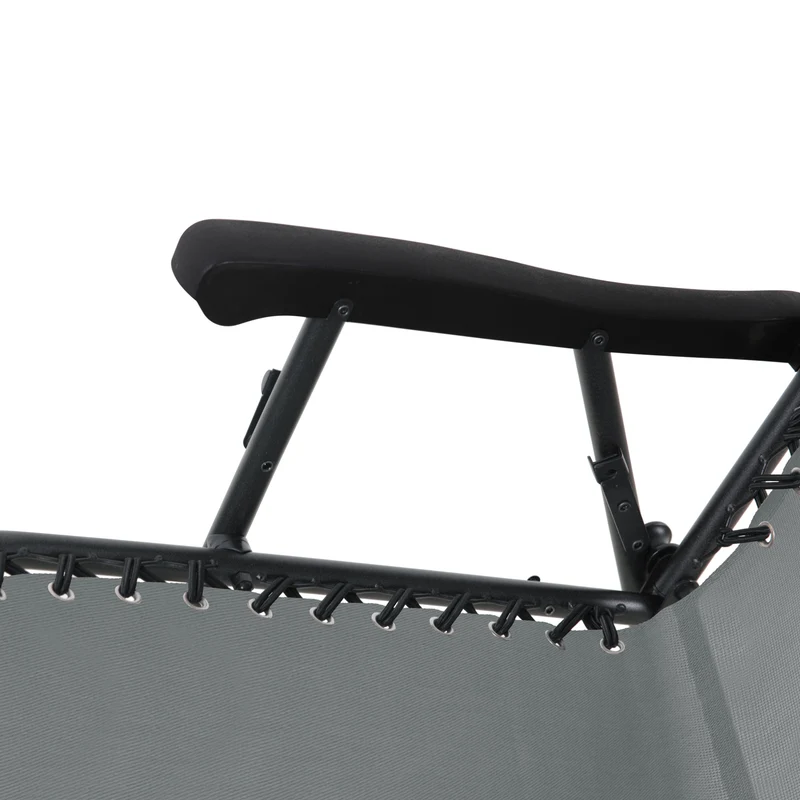Faltbarer Schaukelstuhl mit Kopfstütze und Armlehne