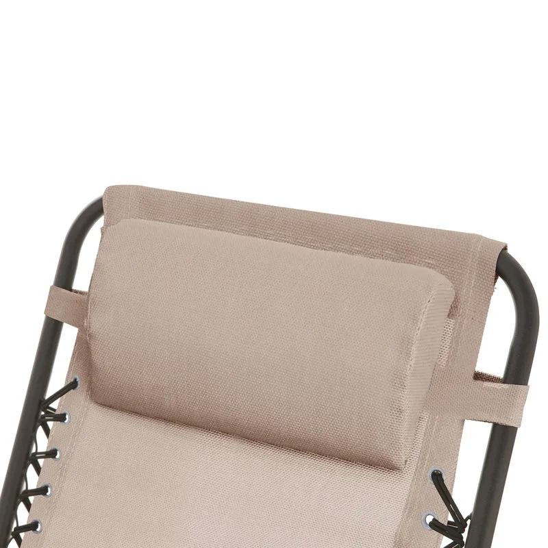 Faltbarer Schaukelstuhl mit Kopfstütze und Armlehne