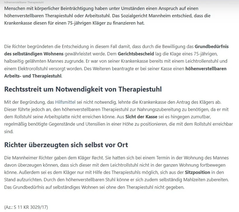 Vela Tango 700/700E Trippelstuhl Konfigurator