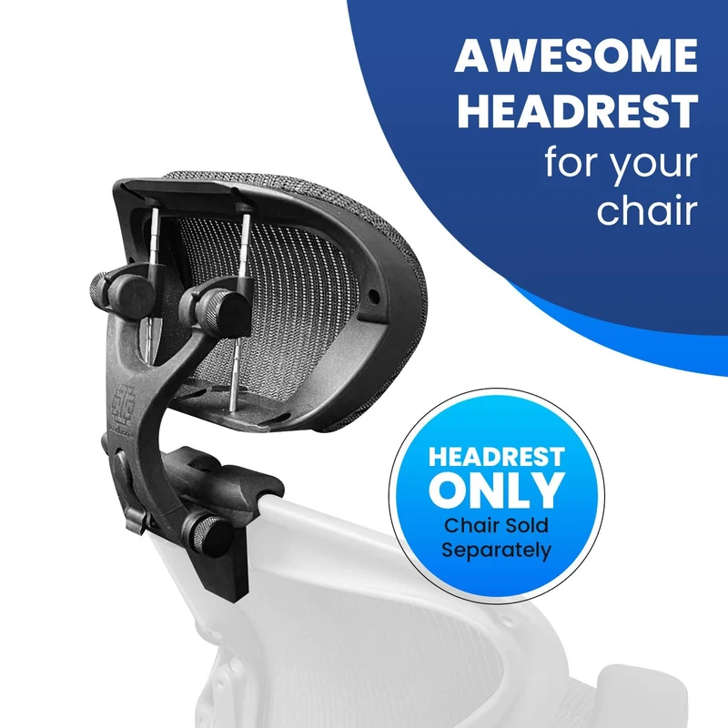 Headrest for Herman Miller Aeron Classic Chairs (Sizes B & C) by OLS (Patented)
