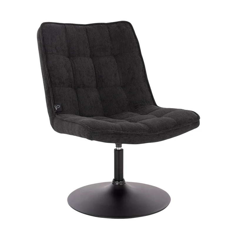 B-Ware HENRY Loungesessel Cord Schwarz