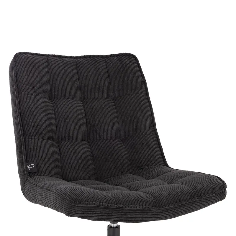 B-Ware HENRY Loungesessel Cord Schwarz