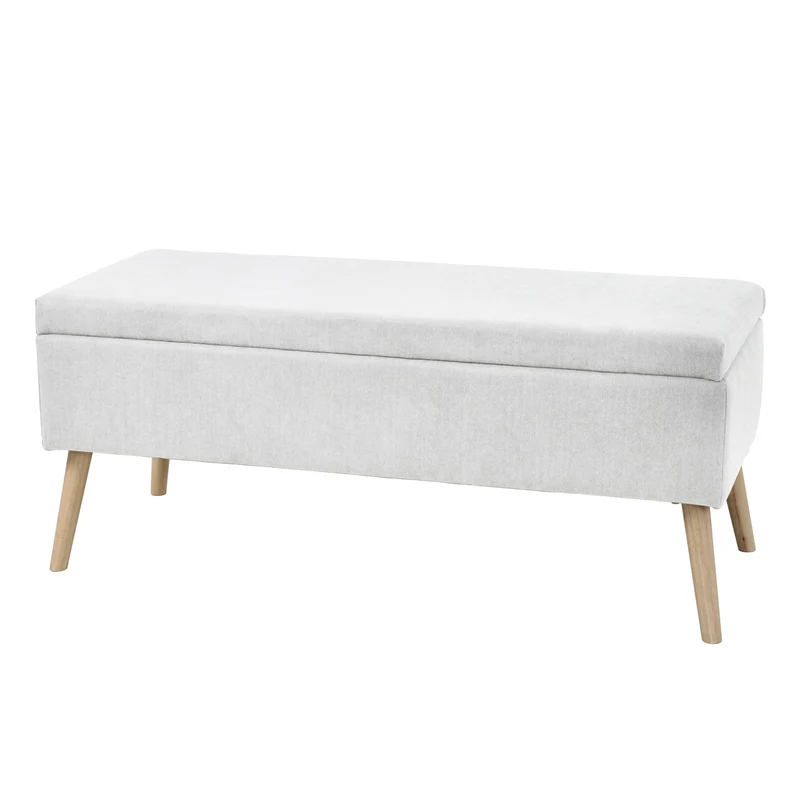 B-Ware DAISY XL Polsterhocker Weiß