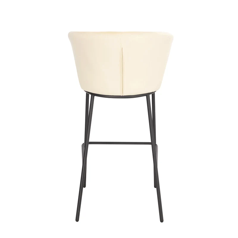 B-Ware KATE 2er Set Barhocker Samt Beige