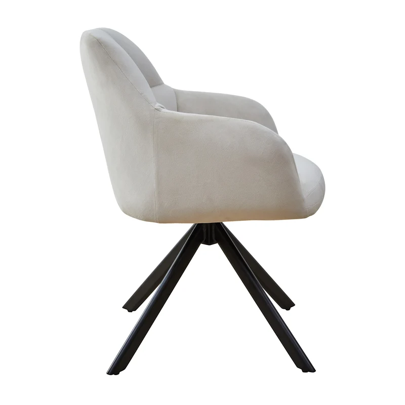 B-Ware SORA Esszimmerstuhl Samt Creme