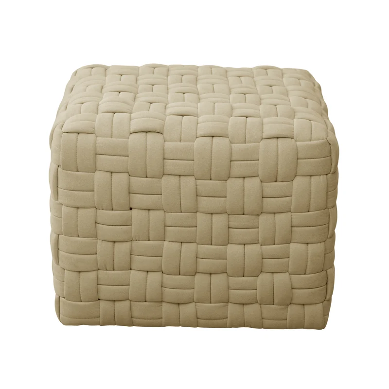 B-Ware POPPY Hocker Stoff Beige