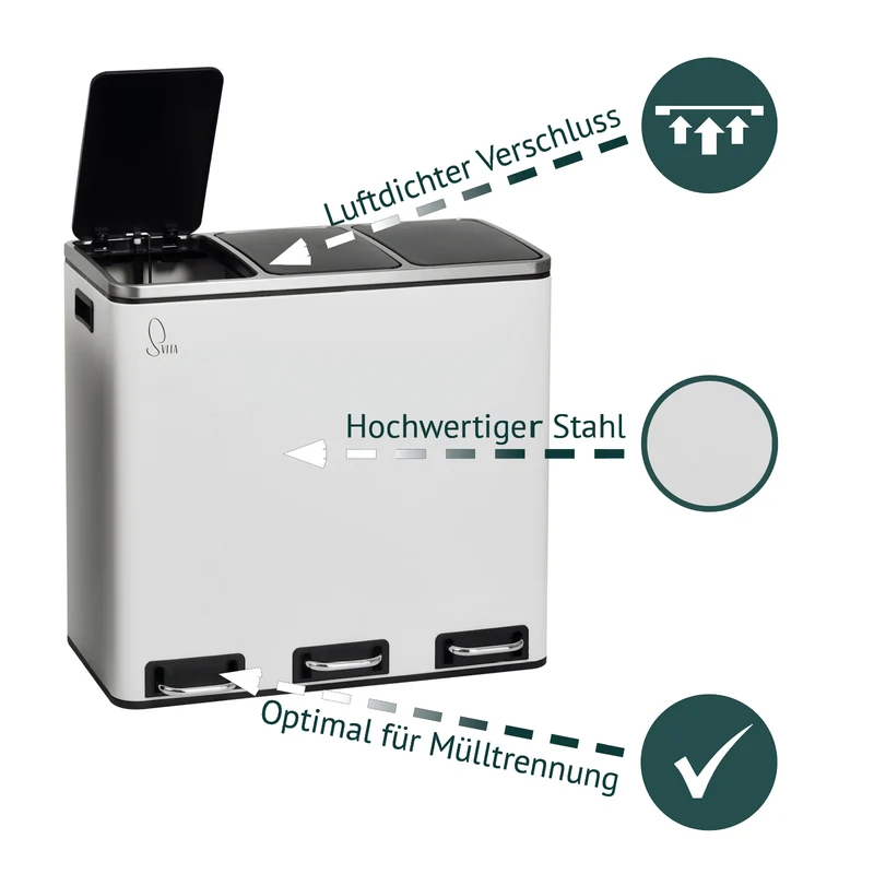 TM3X18 Mülleimer 54 Liter