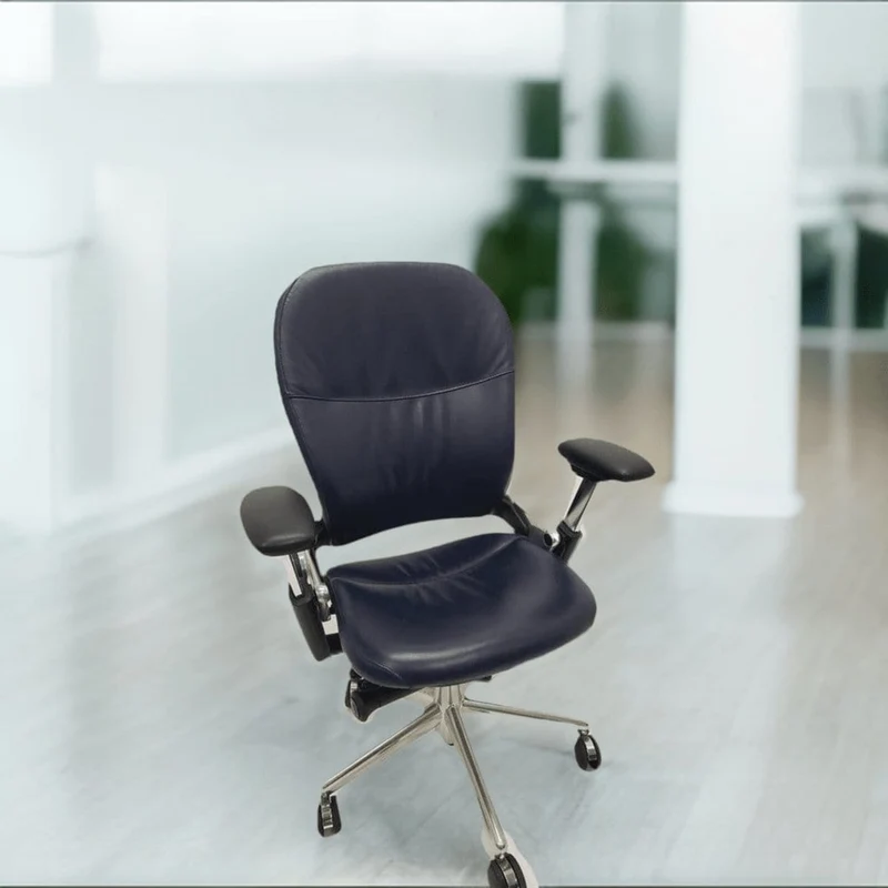 Executive Leather Steelcase Leap Chair (Used)