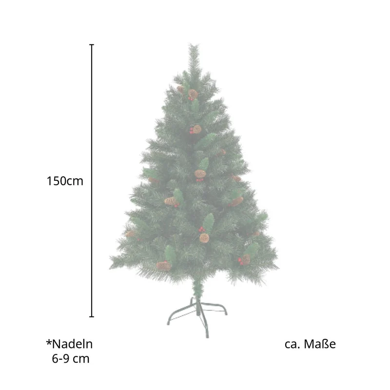 B-Ware Weihnachtsbaum Beeren 180cm