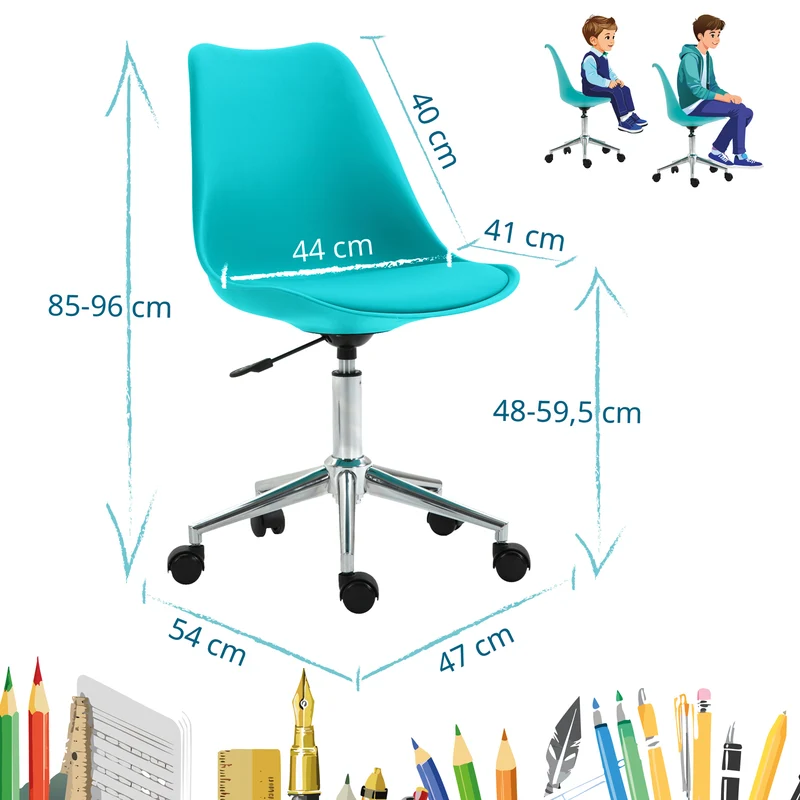 B-Ware EDDY Kinderstuhl Türkis