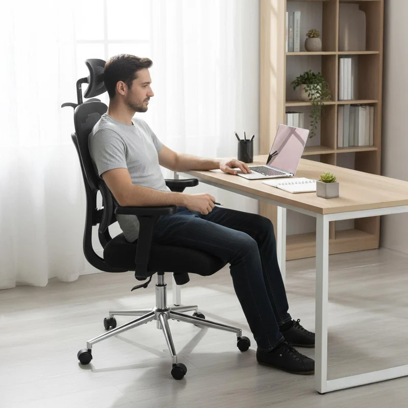 Bürostuhl LOTHE, ergonomisch, belastbar bis 150 kg