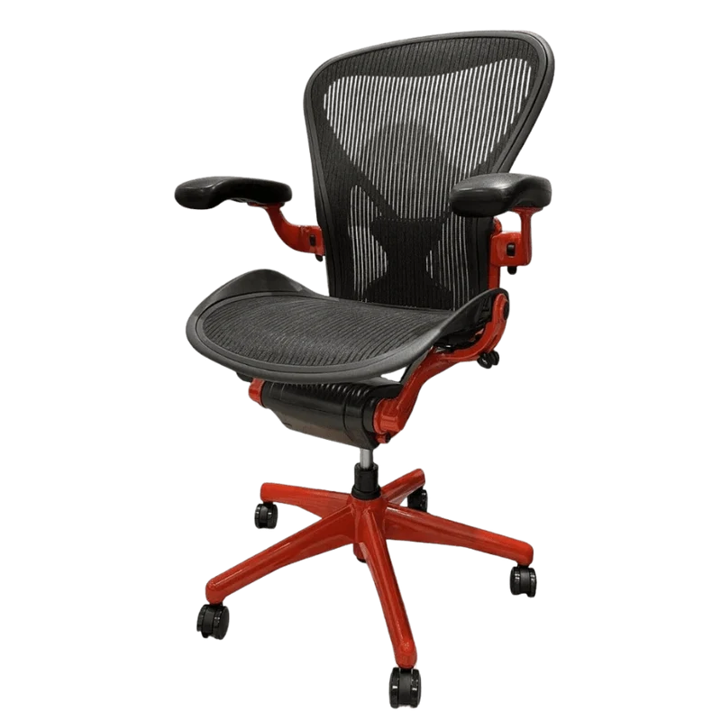Herman Miller Aeron Classic Chair - Custom Red Color - Size B - ETA 40 Days