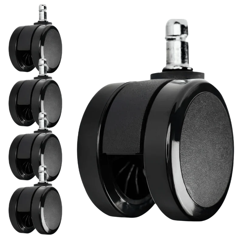 Soft 2.5" Replacement Casters for Herman Miller Chairs, Set of 5 by OLS