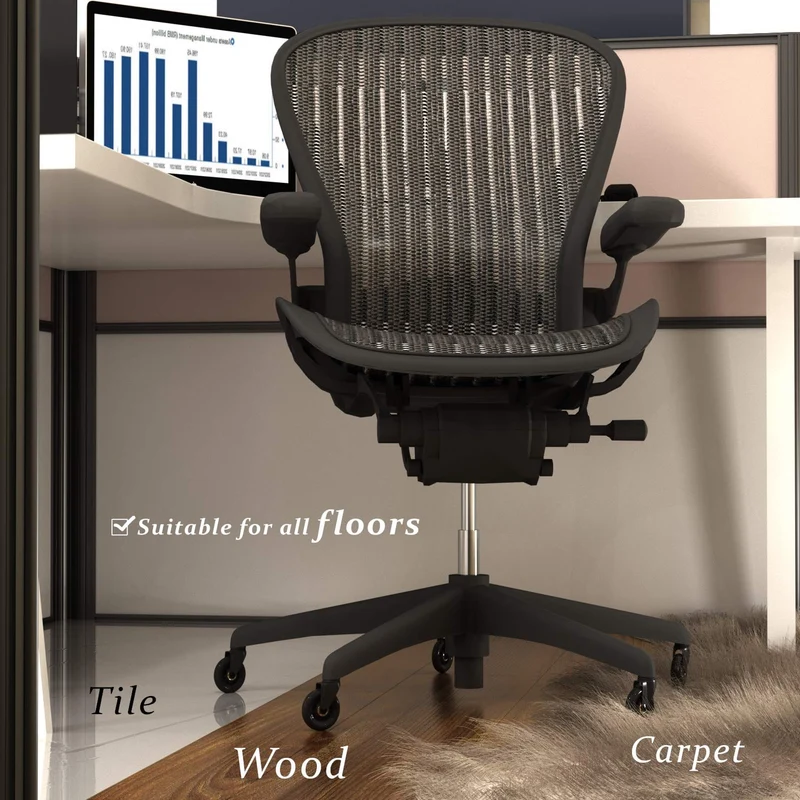 Caster Wheels for Herman Miller and Other Office Chairs by OLS