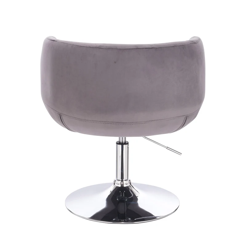 B-Ware PANAMA Lounge Sessel Samt Grau