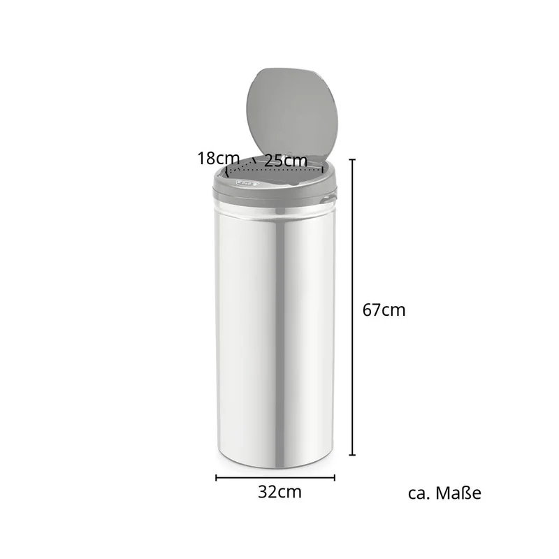 Mülleimer mit Sensor rund