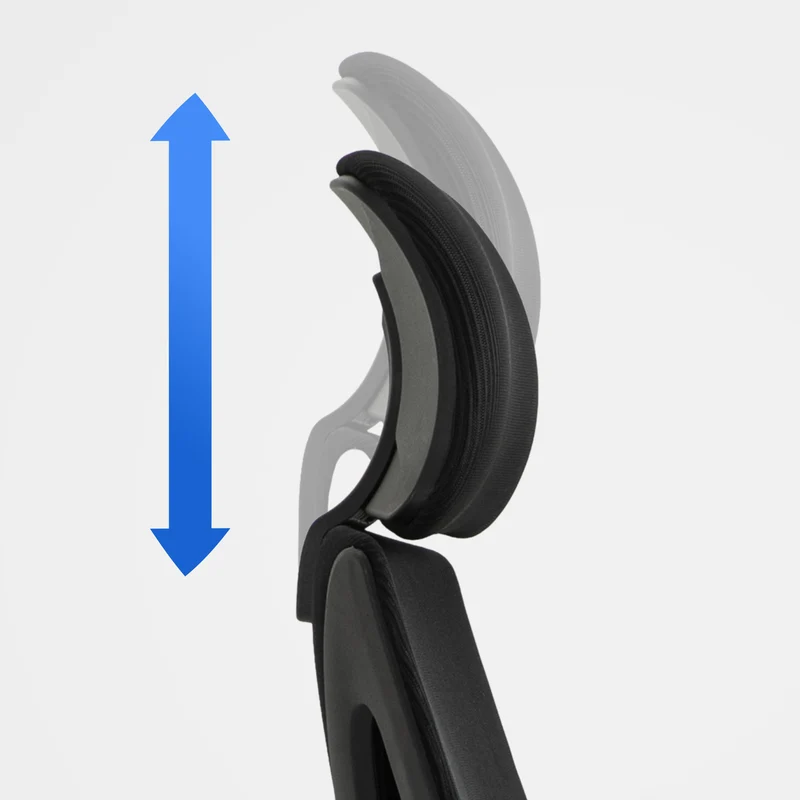 KAN ergonomischer und einstellbarer Chefsessel, Bürostuhl, Mesh-Stoff, schwitzfrei.