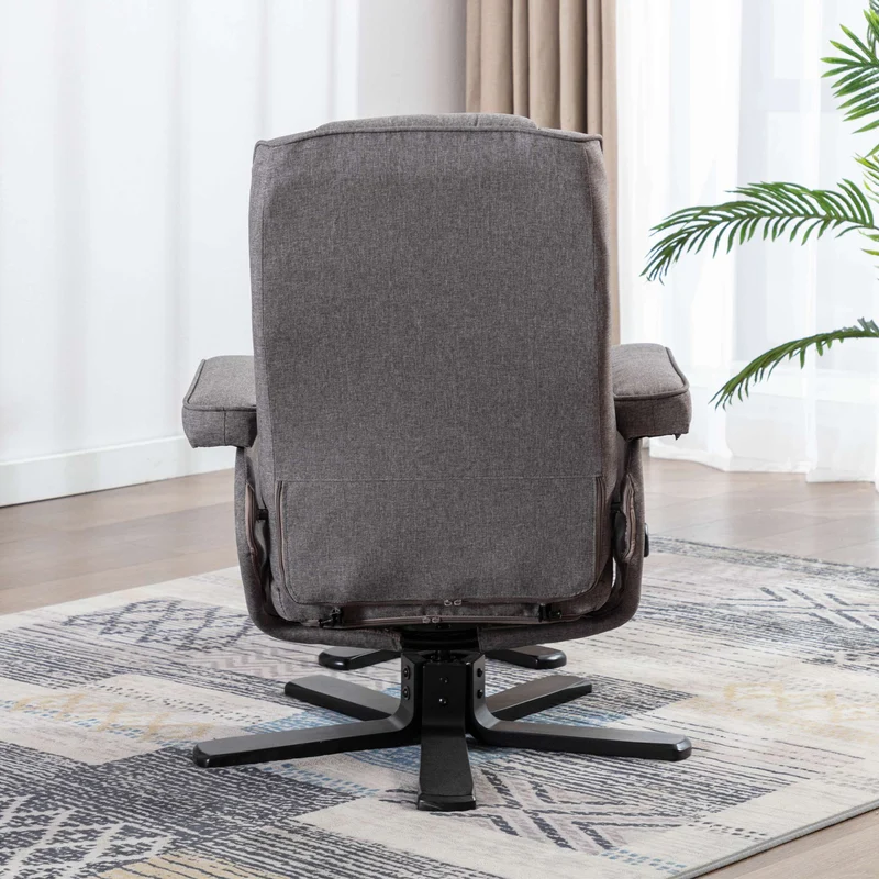 B-Ware CHARLES Relaxsessel Stoff Grau