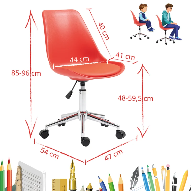 B-Ware EDDY Kinderstuhl Rot