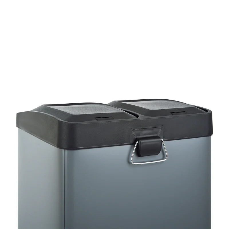 TC2X20 Mülleimer Grau 40 Liter (2x20L)