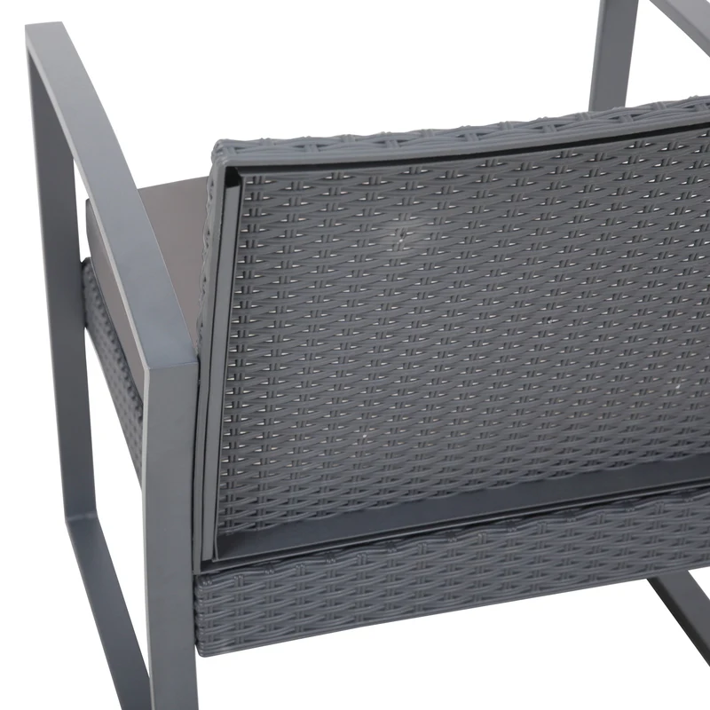 B-Ware LOIS L Rattan Sitzgruppe Grau