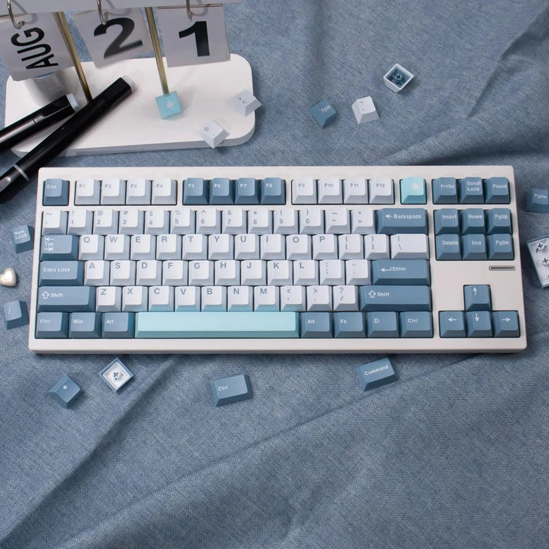 172 Tasten Double Shot Shoko Tastenkappen Cherry Profile Fit for 61/64/87/104/108 Cherry Mx Switches
