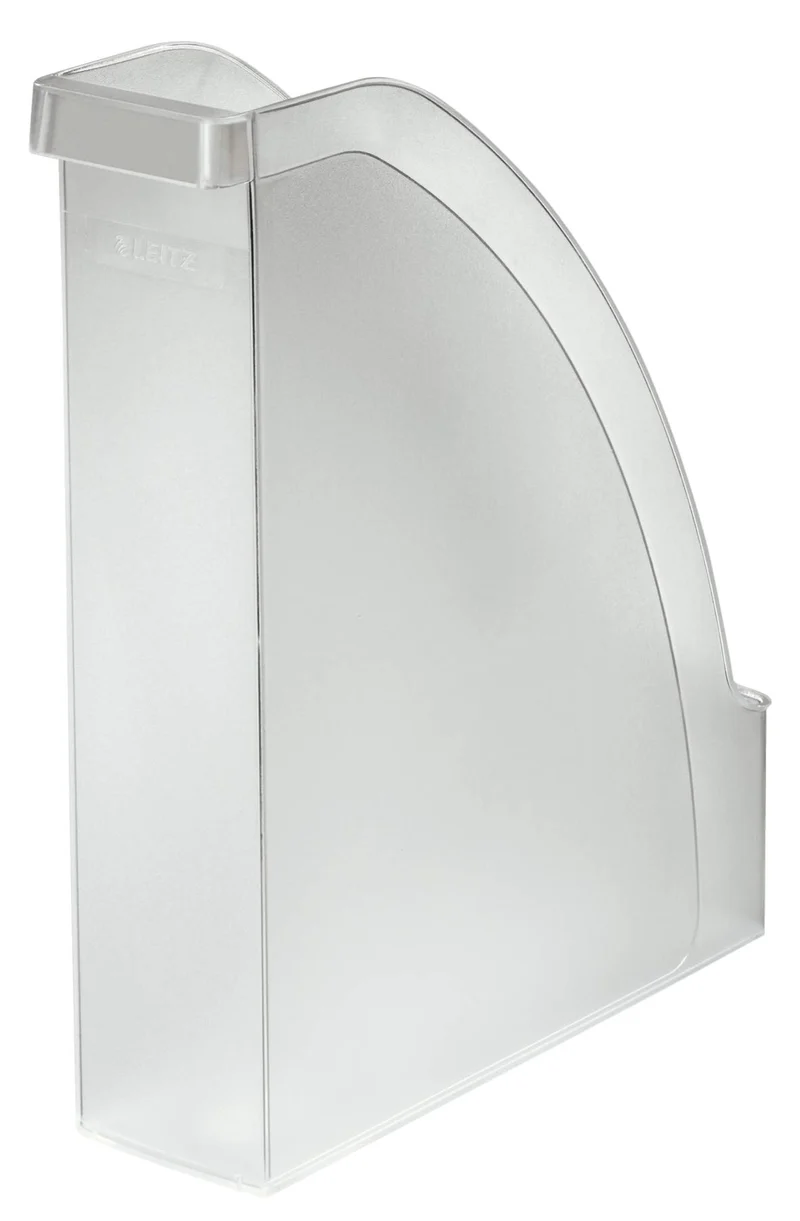 Leitz Plus Stehsammler, A4, 6er Pack, Transparent, 24760003 Pack Farblos, Pack Farblos