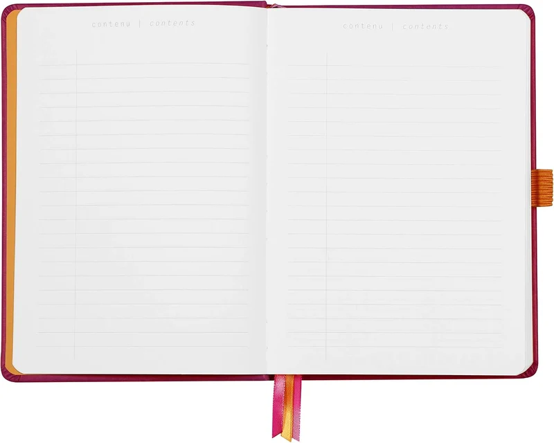 Rhodia 118581C Notizheft Goalbook (DIN A5, 14,8 x 21 cm, Dot, praktisch und trendige, mit festem Dec