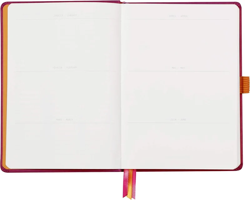 Rhodia 118581C Notizheft Goalbook (DIN A5, 14,8 x 21 cm, Dot, praktisch und trendige, mit festem Dec