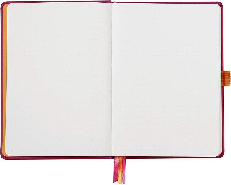 Rhodia 118581C Notizheft Goalbook (DIN A5, 14,8 x 21 cm, Dot, praktisch und trendige, mit festem Dec