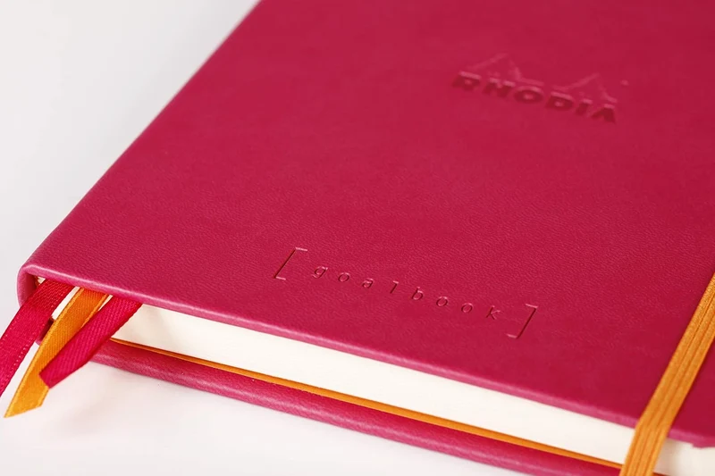 Rhodia 118581C Notizheft Goalbook (DIN A5, 14,8 x 21 cm, Dot, praktisch und trendige, mit festem Dec