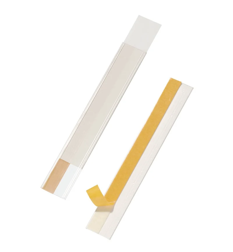 Durable Scannerschienen Scanfix inkl. Etiketten, 200 x 40 mm, transparent, 50 Stück, 802519, 200 x 4