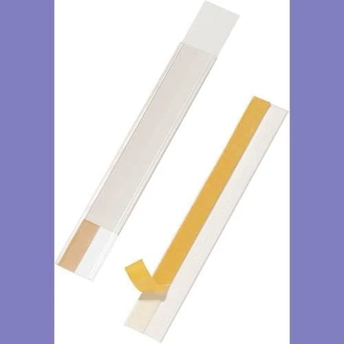 Durable Scannerschienen Scanfix inkl. Etiketten, 200 x 40 mm, transparent, 50 Stück, 802519, 200 x 4
