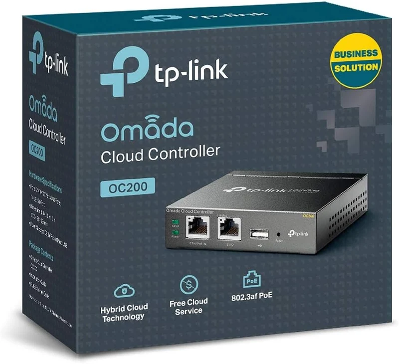 TP-Link EAP225 Outdoor AC1200 Gigabit WLAN Access Point Für Garten, weiss & OC200 Omada Hybrid PoE C