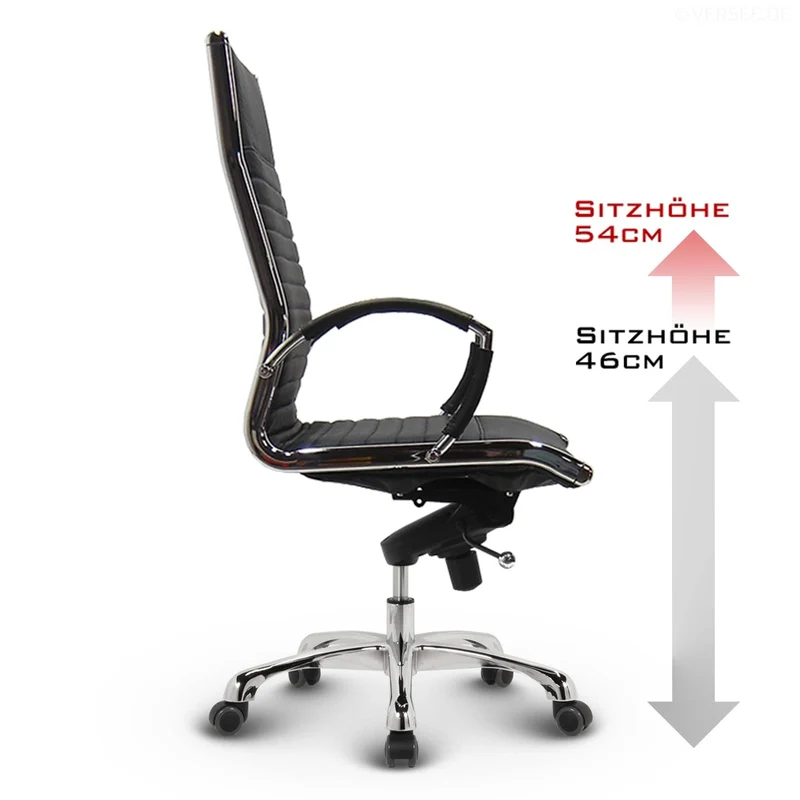 Design Chefsessel ELEGANTO hochwertiges Rindsleder 10 Jahre Garantie
