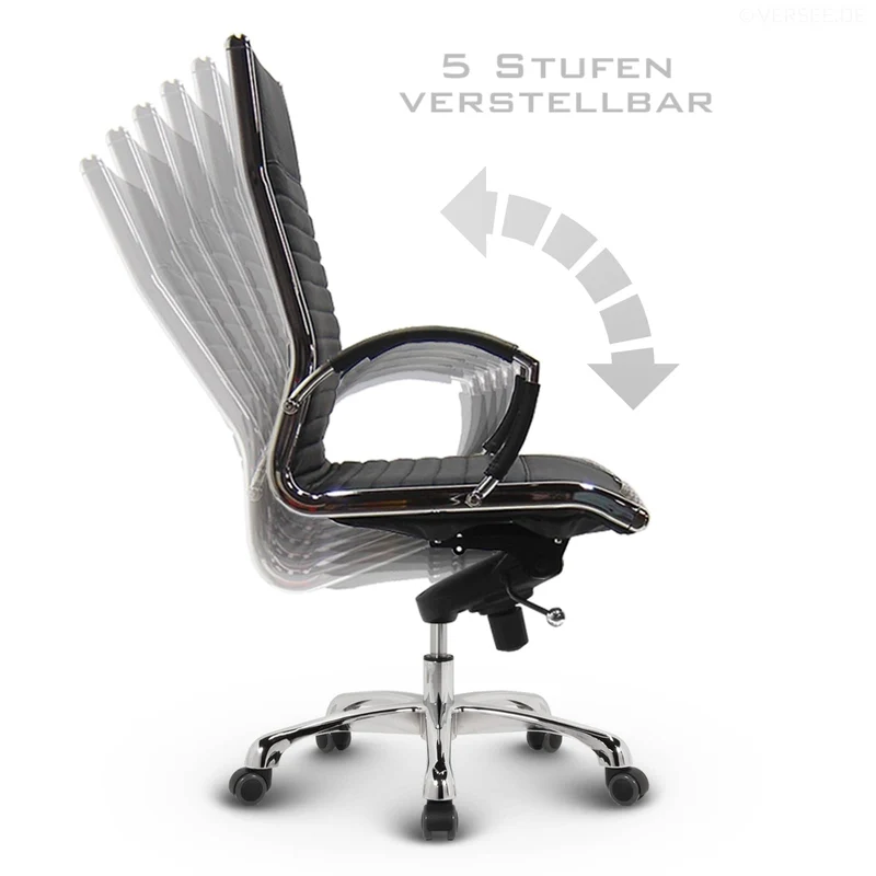 Design Chefsessel ELEGANTO hochwertiges Rindsleder 10 Jahre Garantie