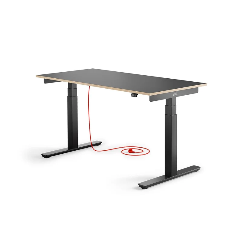 Eliot Pro Black Tischplatte Multiplex Fenix Nero 140x70cm