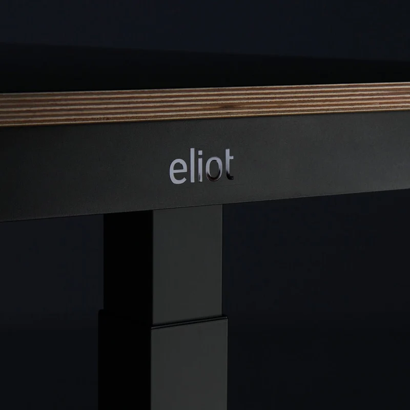 Eliot Pro Black Tischplatte Multiplex Fenix Nero 160x80cm