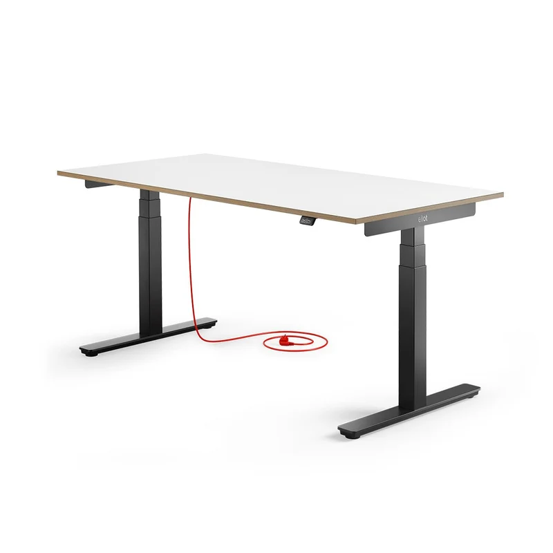 Eliot Pro Black Tischplatte Design White 160x80cm